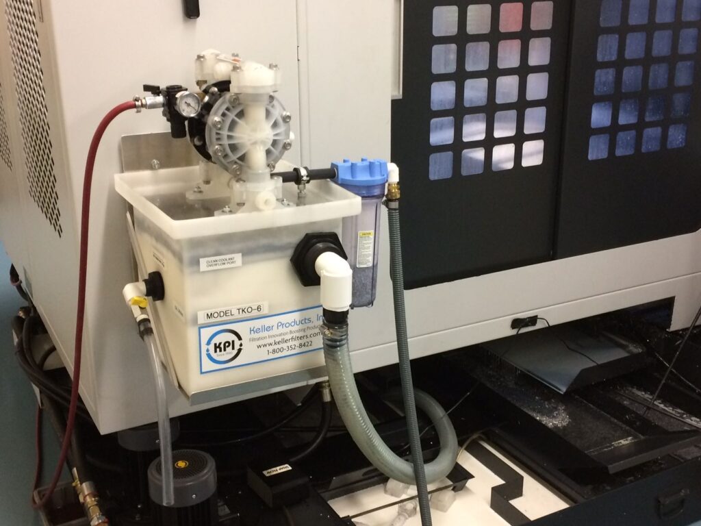 TKO-6 + CLO-1 Mounted on a Feeler Machine Tool